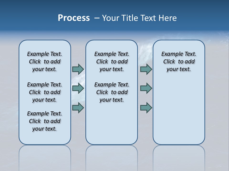 Blue Blue Whale Under PowerPoint Template