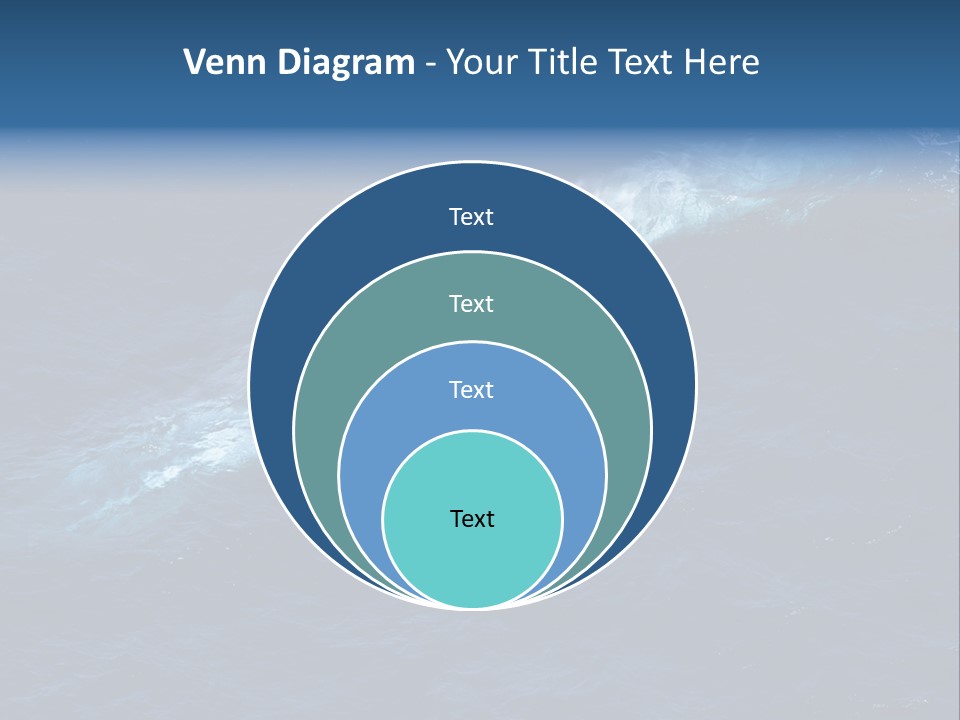 Blue Blue Whale Under PowerPoint Template