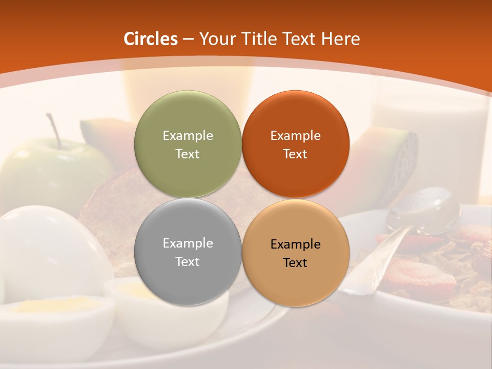 Nutritional Milk Eggs PowerPoint Template