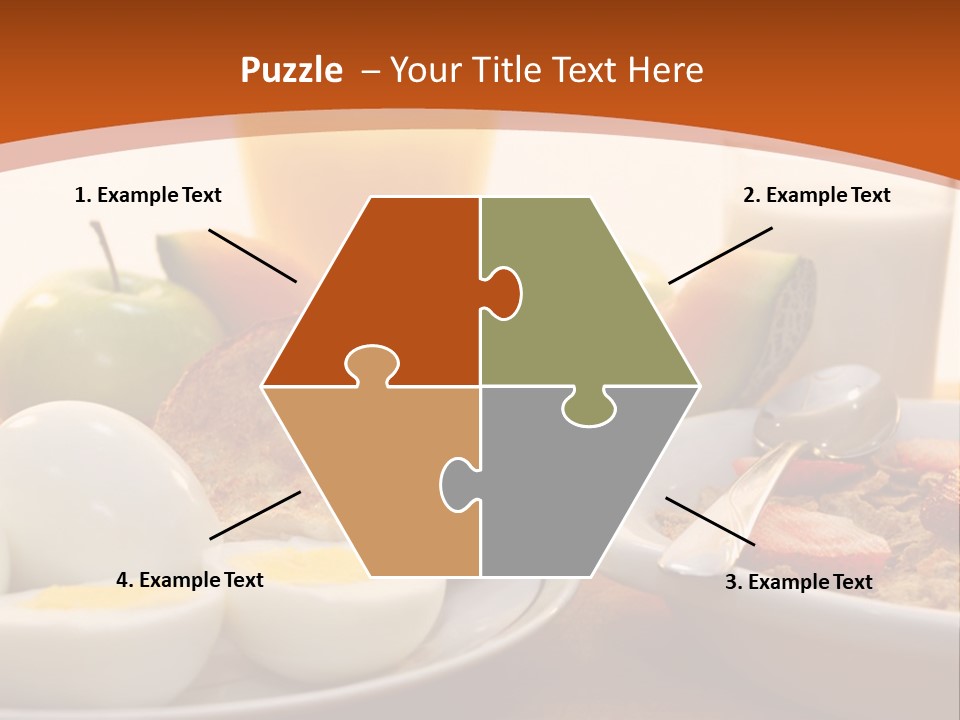 Nutritional Milk Eggs PowerPoint Template