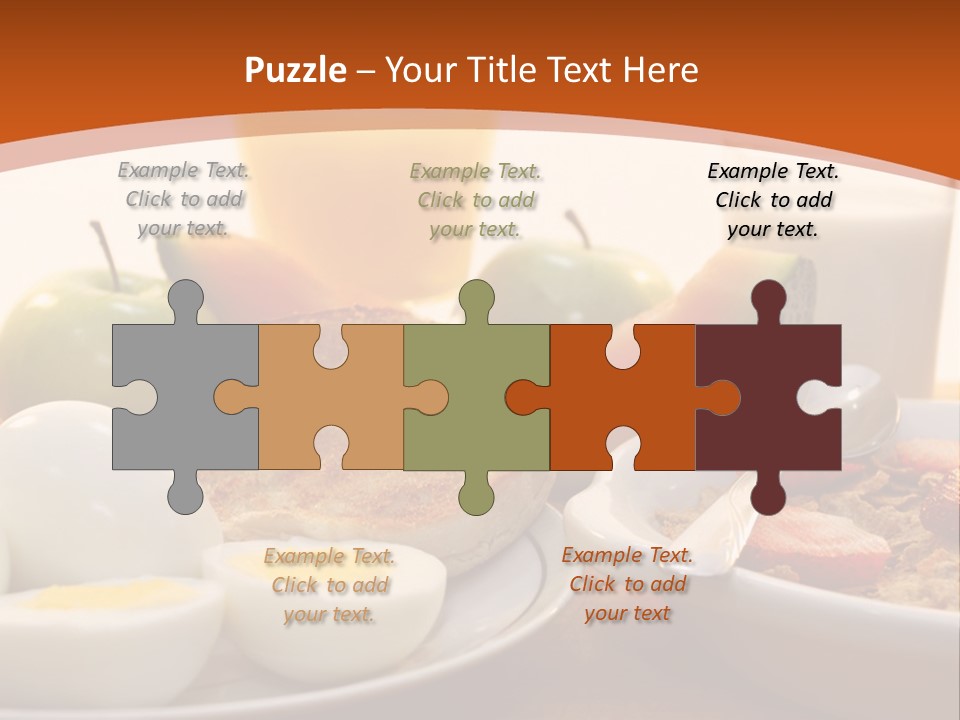 Nutritional Milk Eggs PowerPoint Template