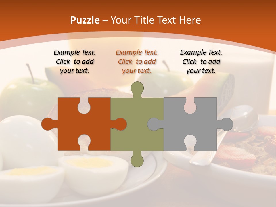 Nutritional Milk Eggs PowerPoint Template