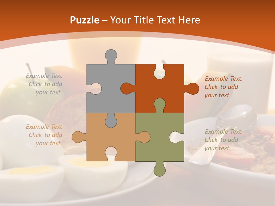 Nutritional Milk Eggs PowerPoint Template