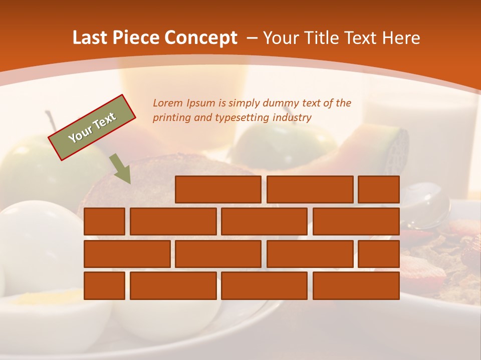 Nutritional Milk Eggs PowerPoint Template