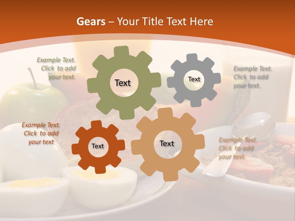 Nutritional Milk Eggs PowerPoint Template