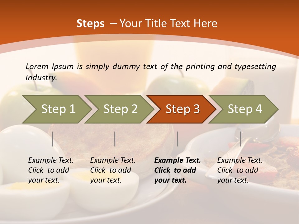 Nutritional Milk Eggs PowerPoint Template