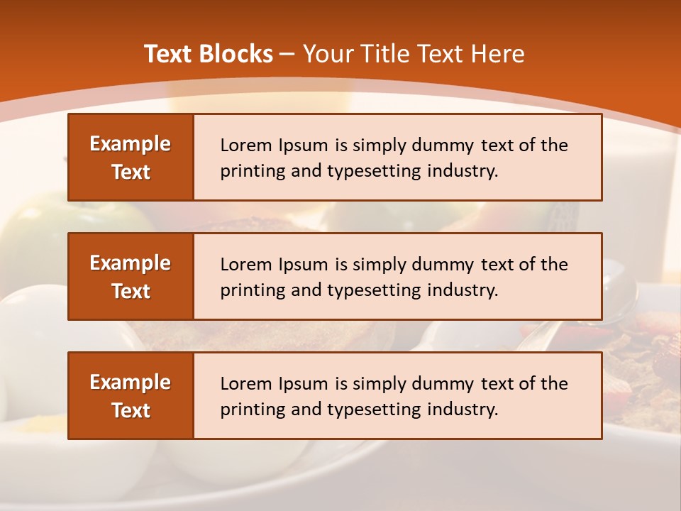 Nutritional Milk Eggs PowerPoint Template