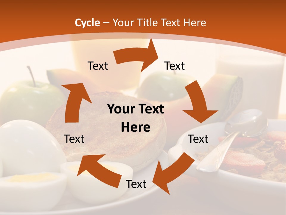 Nutritional Milk Eggs PowerPoint Template