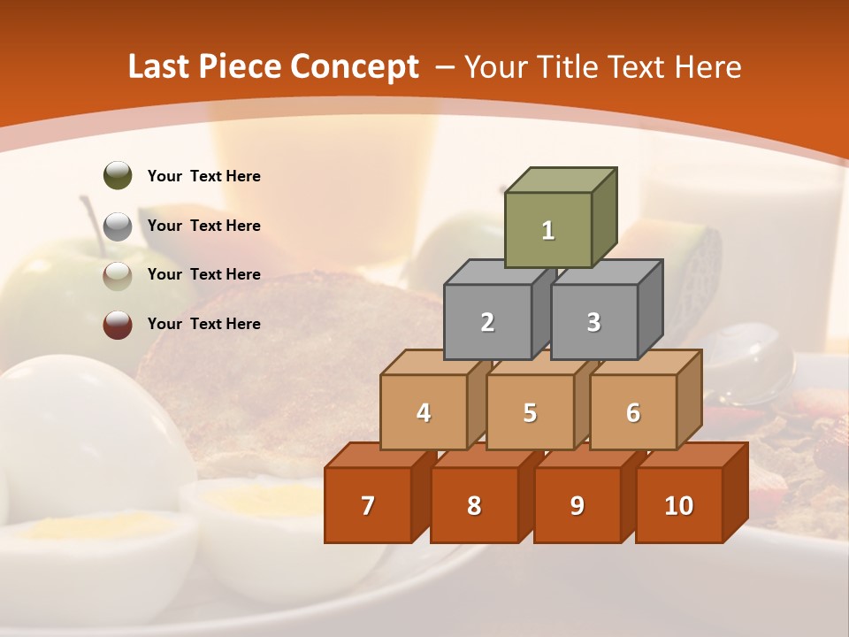 Nutritional Milk Eggs PowerPoint Template