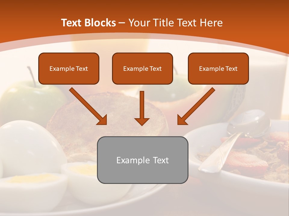 Nutritional Milk Eggs PowerPoint Template