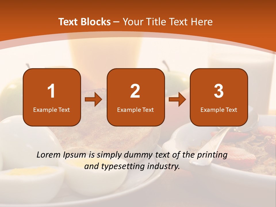 Nutritional Milk Eggs PowerPoint Template