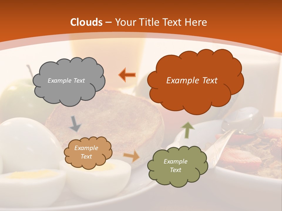 Nutritional Milk Eggs PowerPoint Template