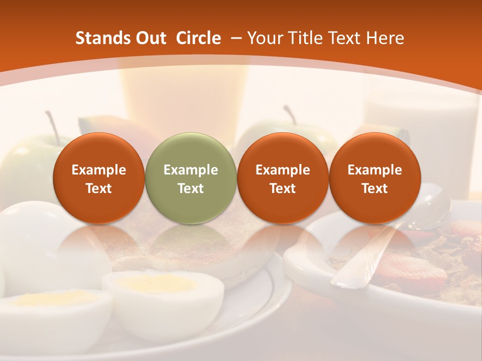 Nutritional Milk Eggs PowerPoint Template