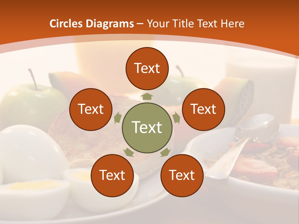 Nutritional Milk Eggs PowerPoint Template