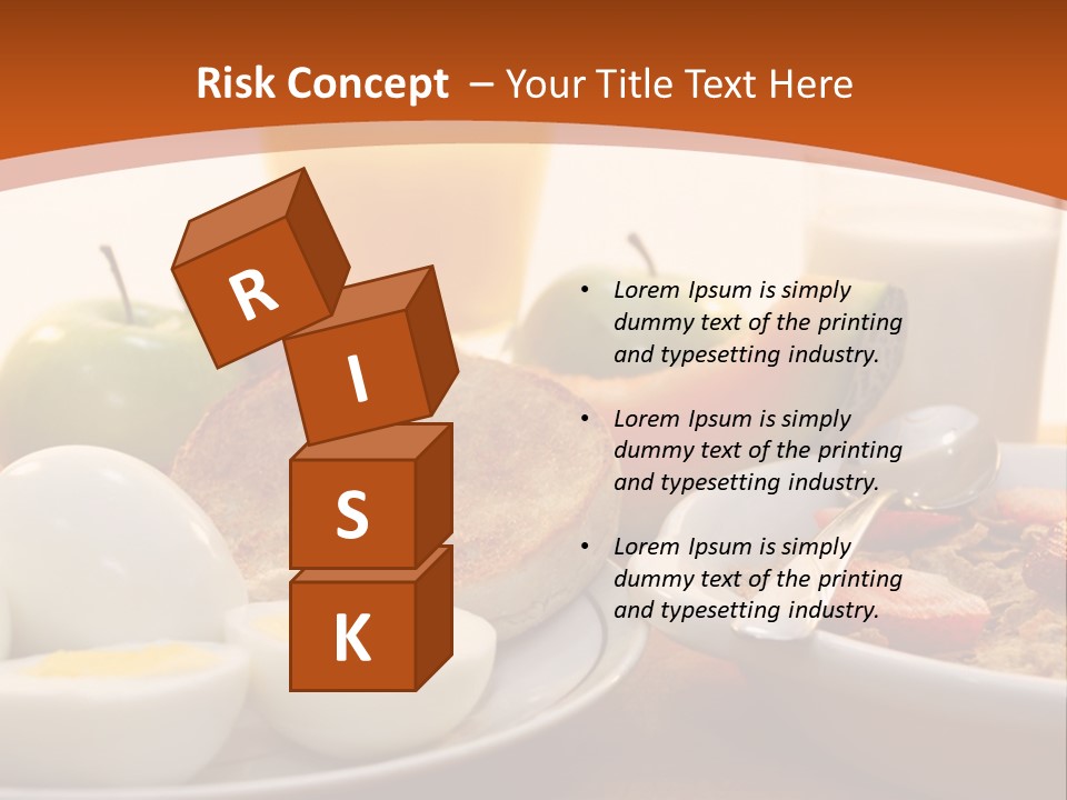 Nutritional Milk Eggs PowerPoint Template