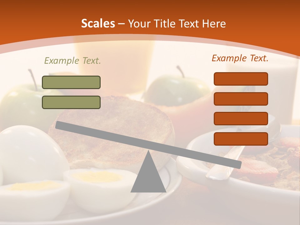 Nutritional Milk Eggs PowerPoint Template