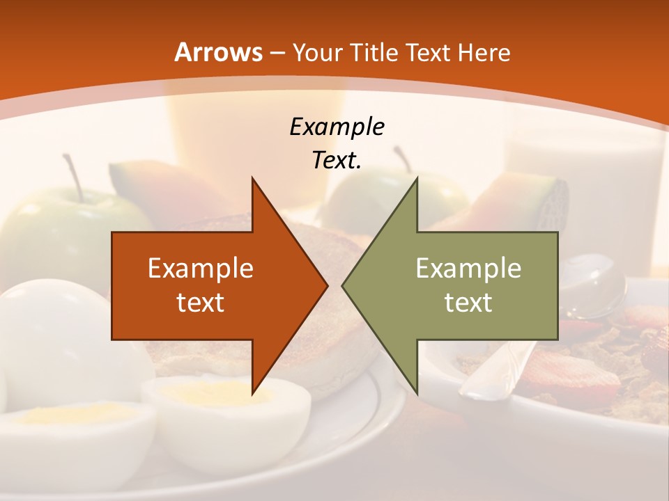 Nutritional Milk Eggs PowerPoint Template