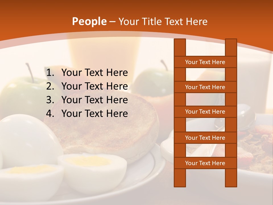 Nutritional Milk Eggs PowerPoint Template