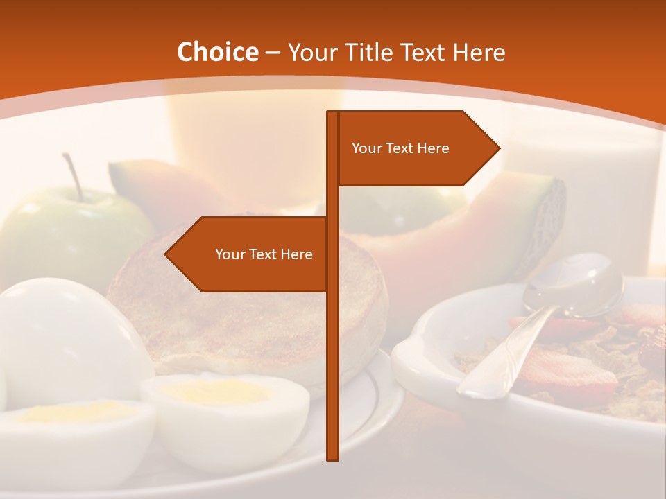Nutritional Milk Eggs PowerPoint Template