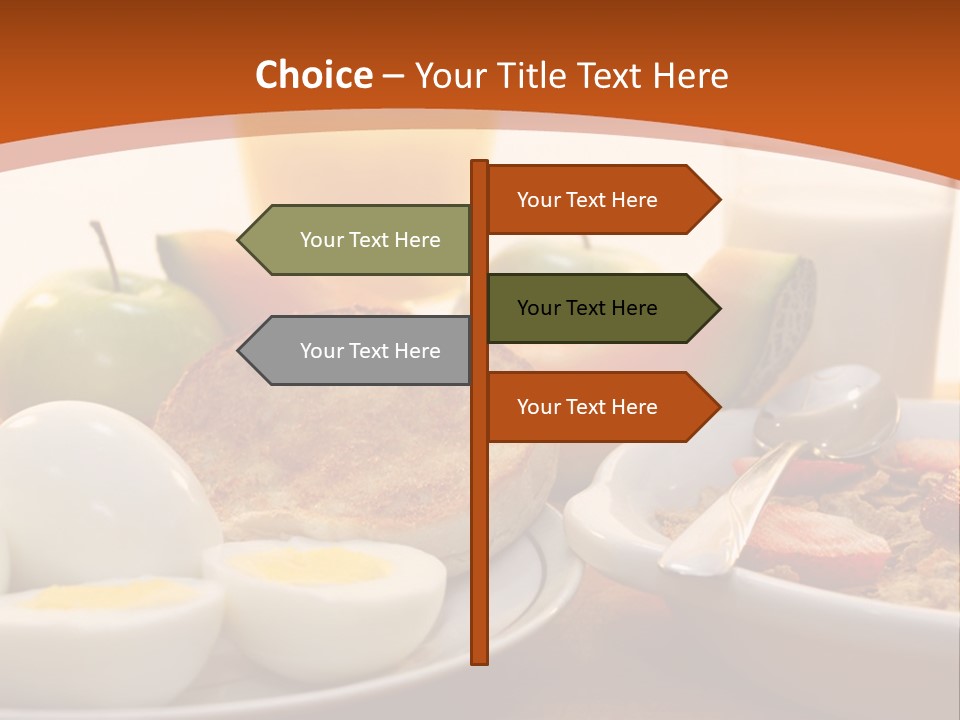 Nutritional Milk Eggs PowerPoint Template