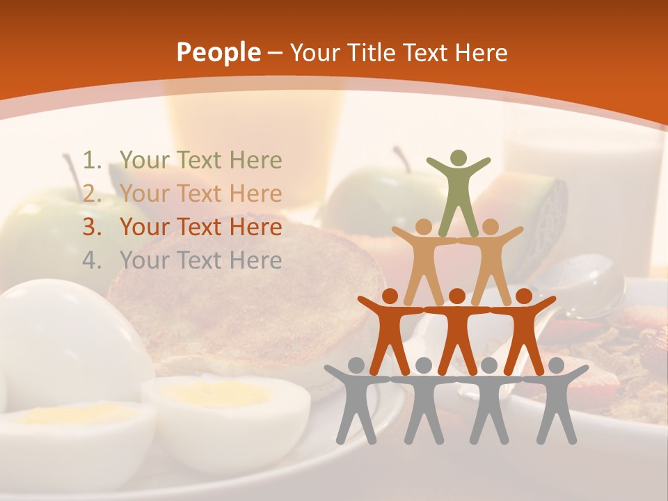 Nutritional Milk Eggs PowerPoint Template