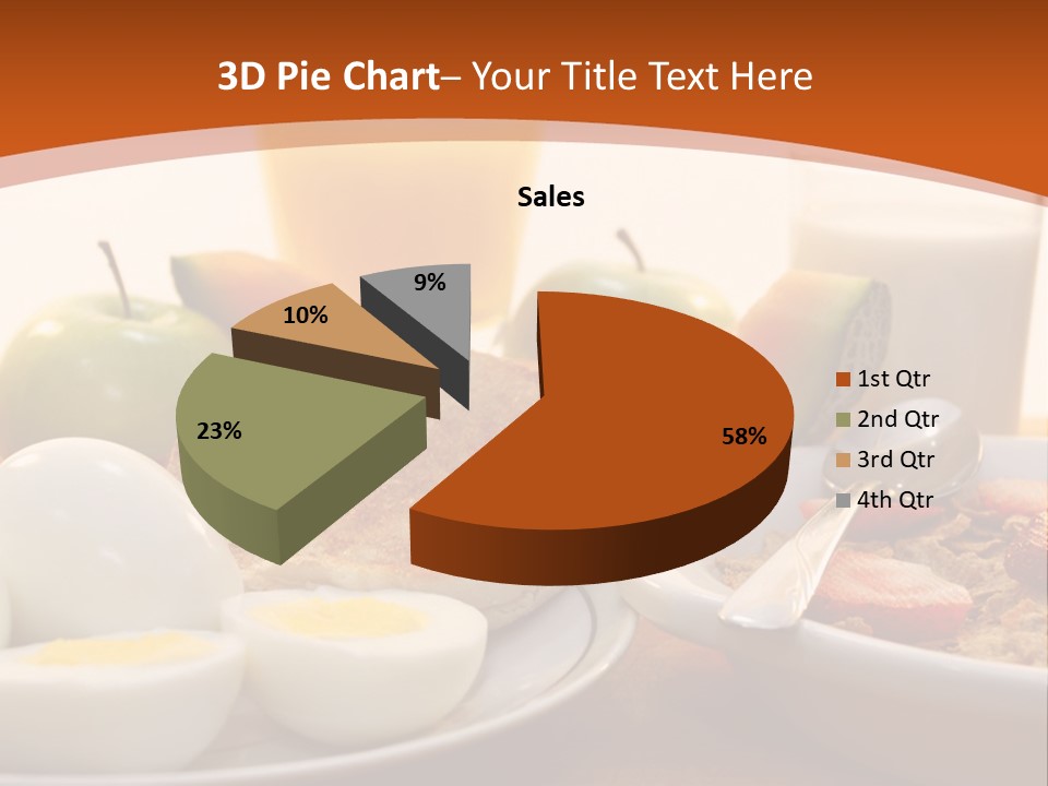 Nutritional Milk Eggs PowerPoint Template
