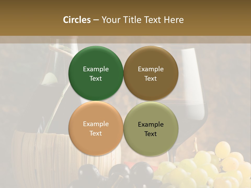 Grape Winery Background PowerPoint Template