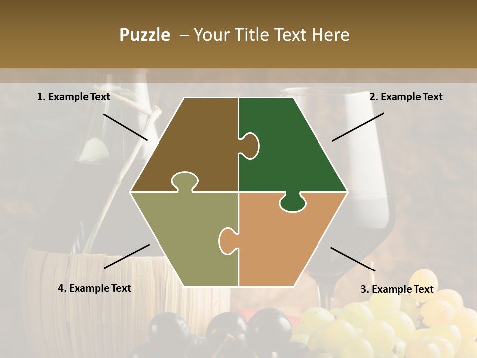 Grape Winery Background PowerPoint Template