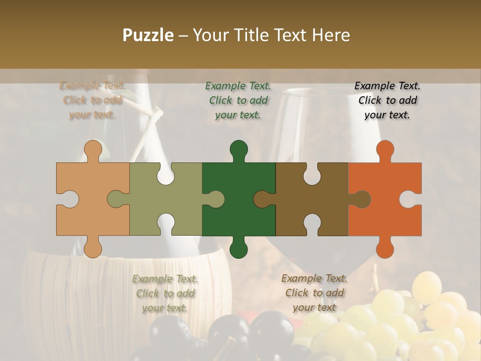 Grape Winery Background PowerPoint Template