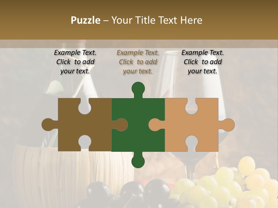 Grape Winery Background PowerPoint Template