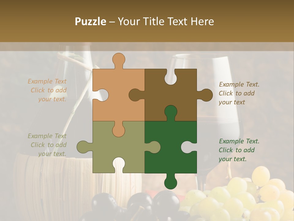 Grape Winery Background PowerPoint Template