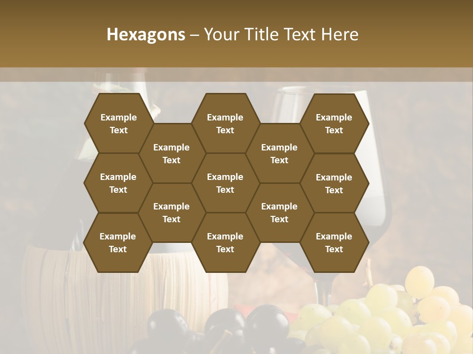 Grape Winery Background PowerPoint Template