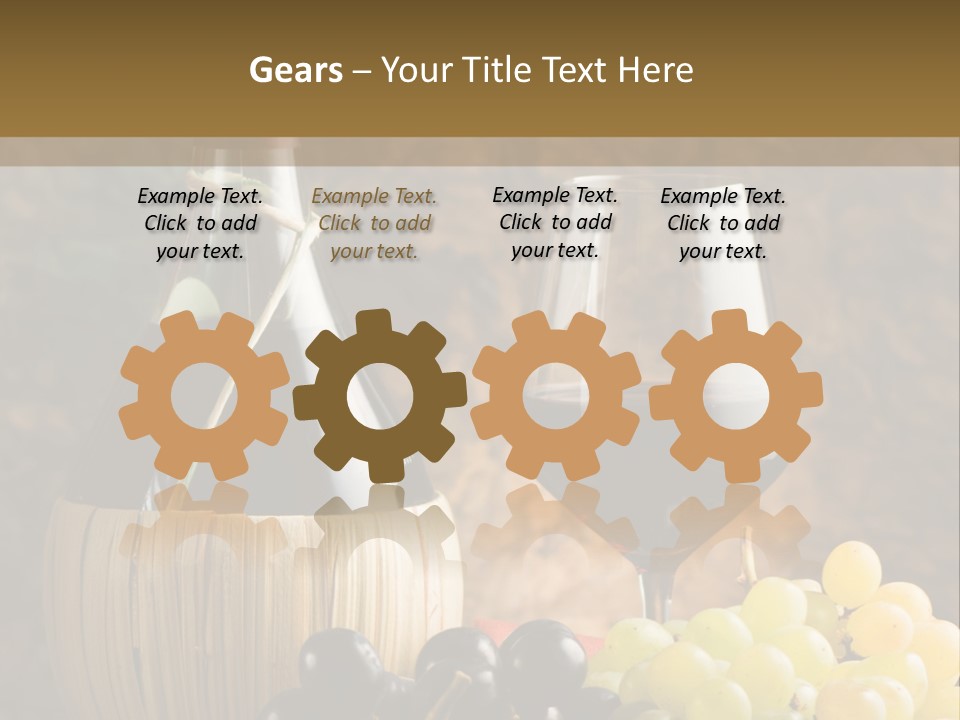 Grape Winery Background PowerPoint Template