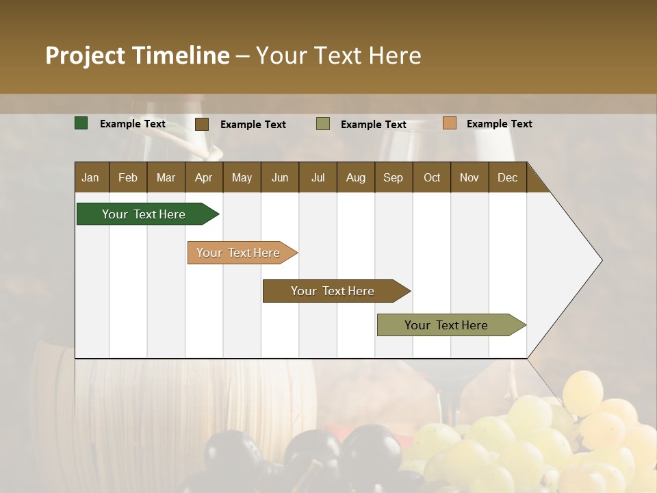 Grape Winery Background PowerPoint Template