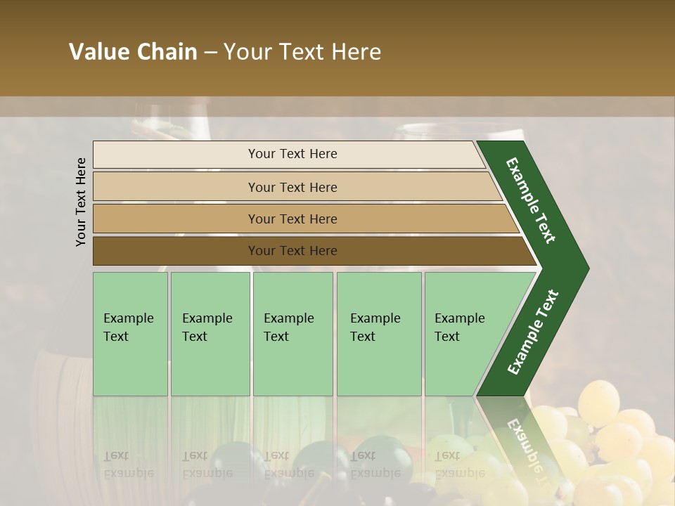 Grape Winery Background PowerPoint Template