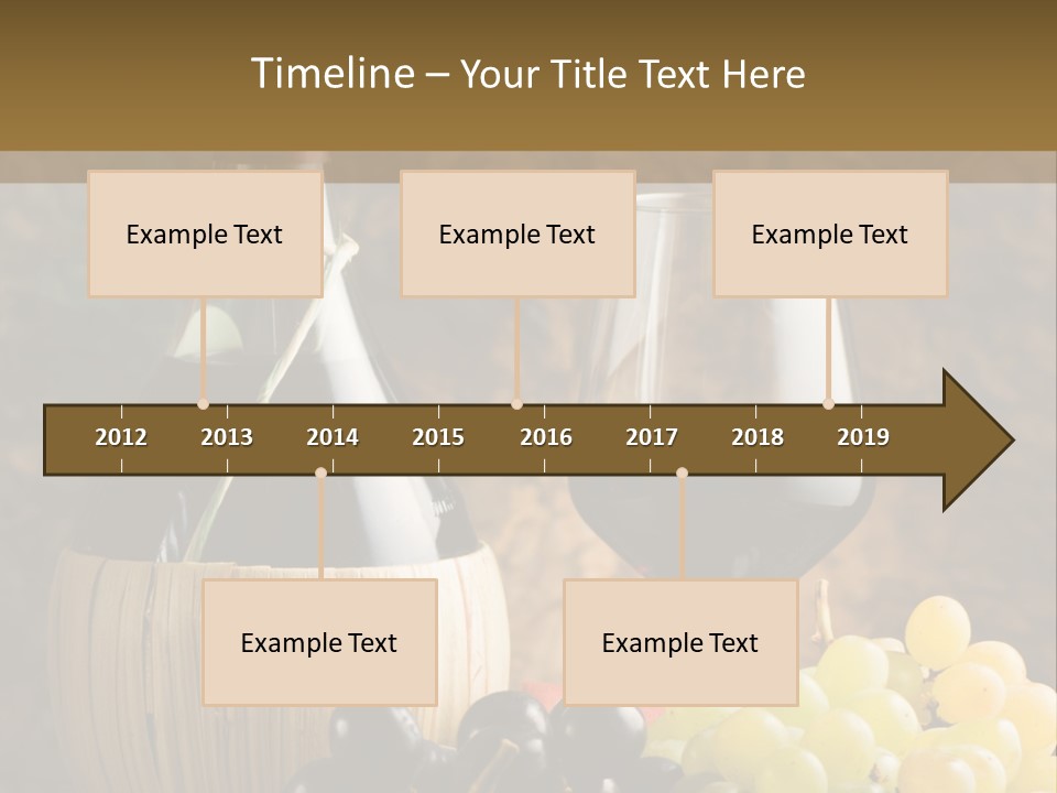 Grape Winery Background PowerPoint Template