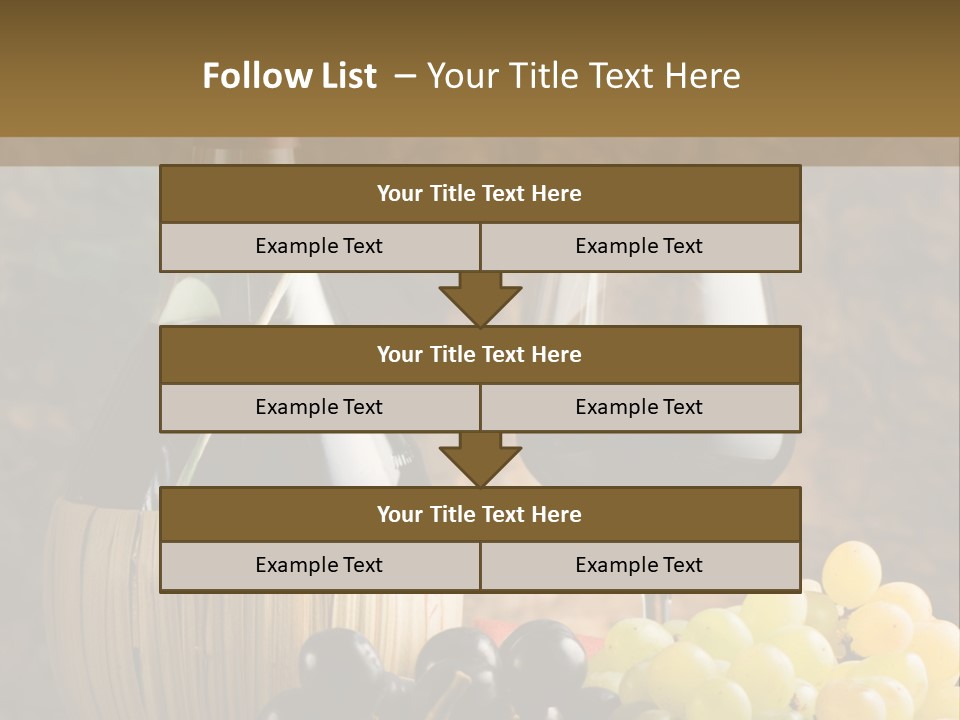 Grape Winery Background PowerPoint Template