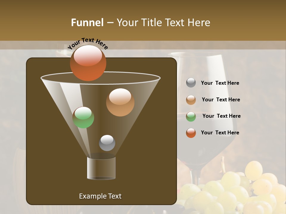 Grape Winery Background PowerPoint Template