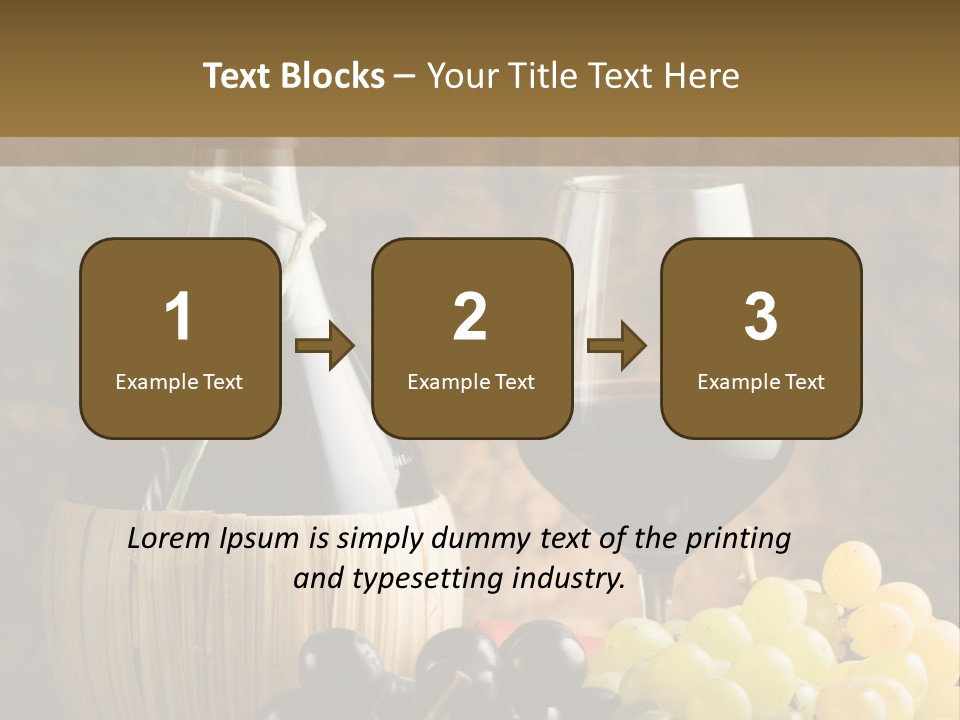 Grape Winery Background PowerPoint Template