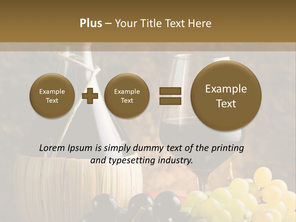 Grape Winery Background PowerPoint Template