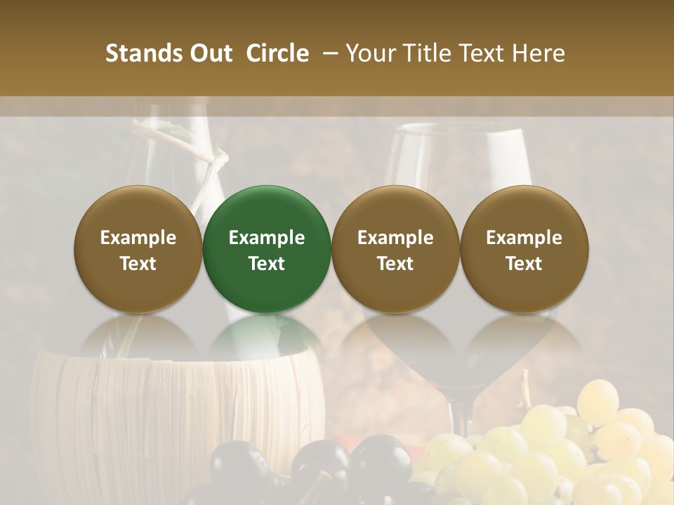 Grape Winery Background PowerPoint Template
