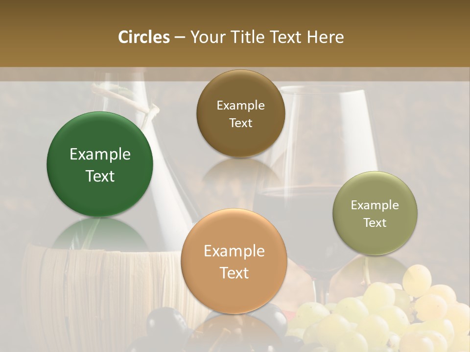 Grape Winery Background PowerPoint Template