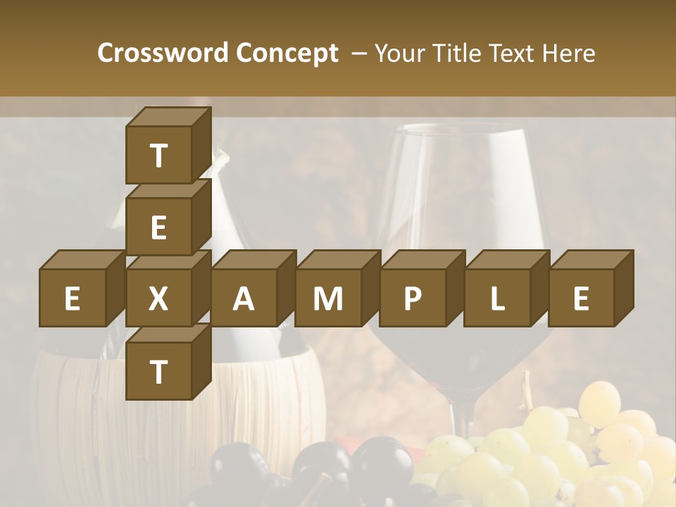 Grape Winery Background PowerPoint Template