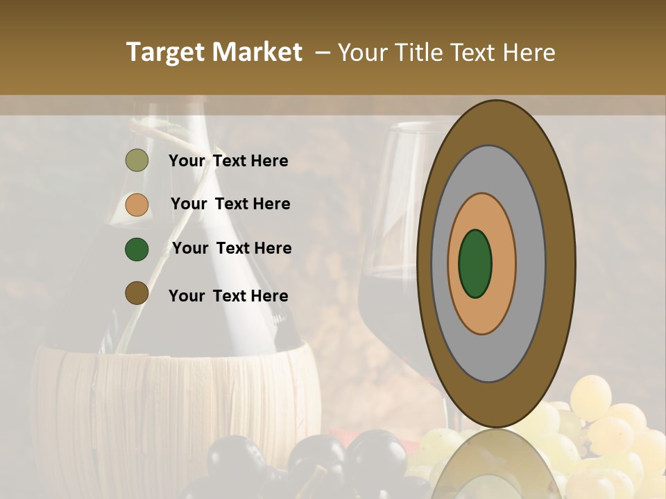 Grape Winery Background PowerPoint Template