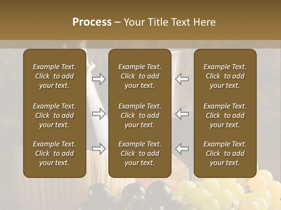 Grape Winery Background PowerPoint Template