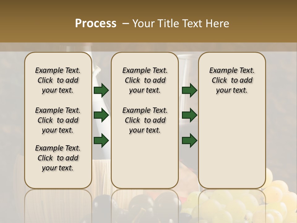 Grape Winery Background PowerPoint Template