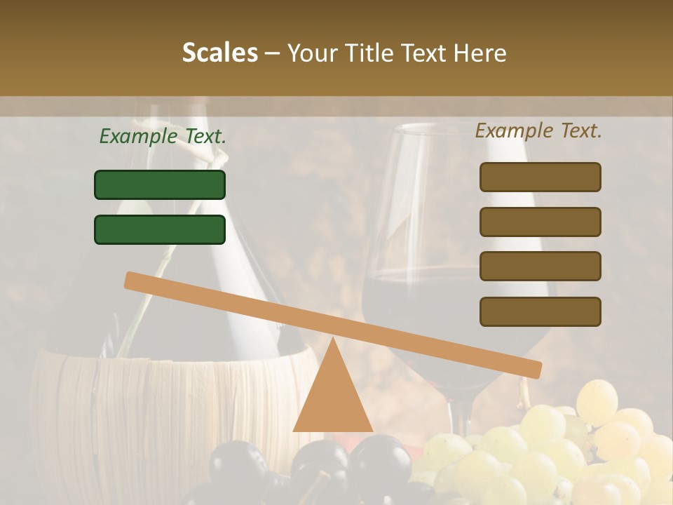 Grape Winery Background PowerPoint Template