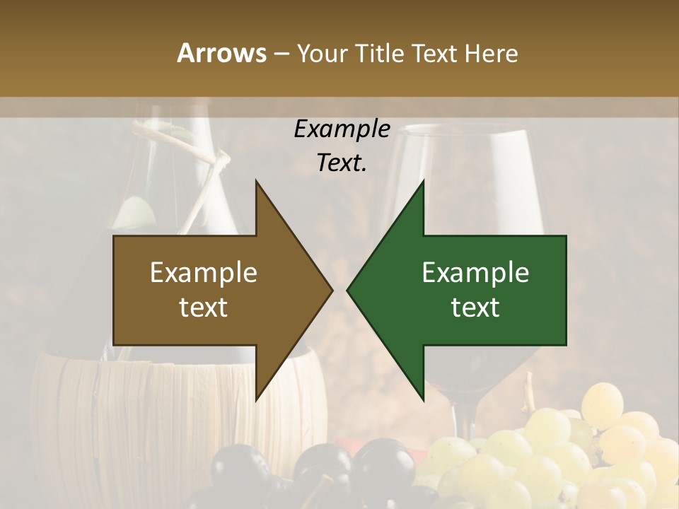 Grape Winery Background PowerPoint Template