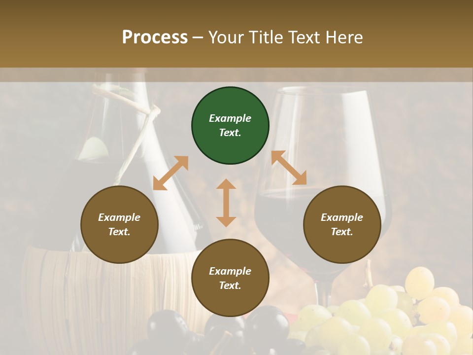 Grape Winery Background PowerPoint Template