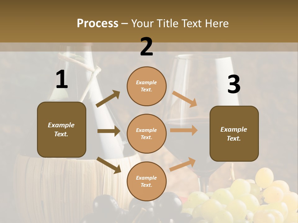 Grape Winery Background PowerPoint Template